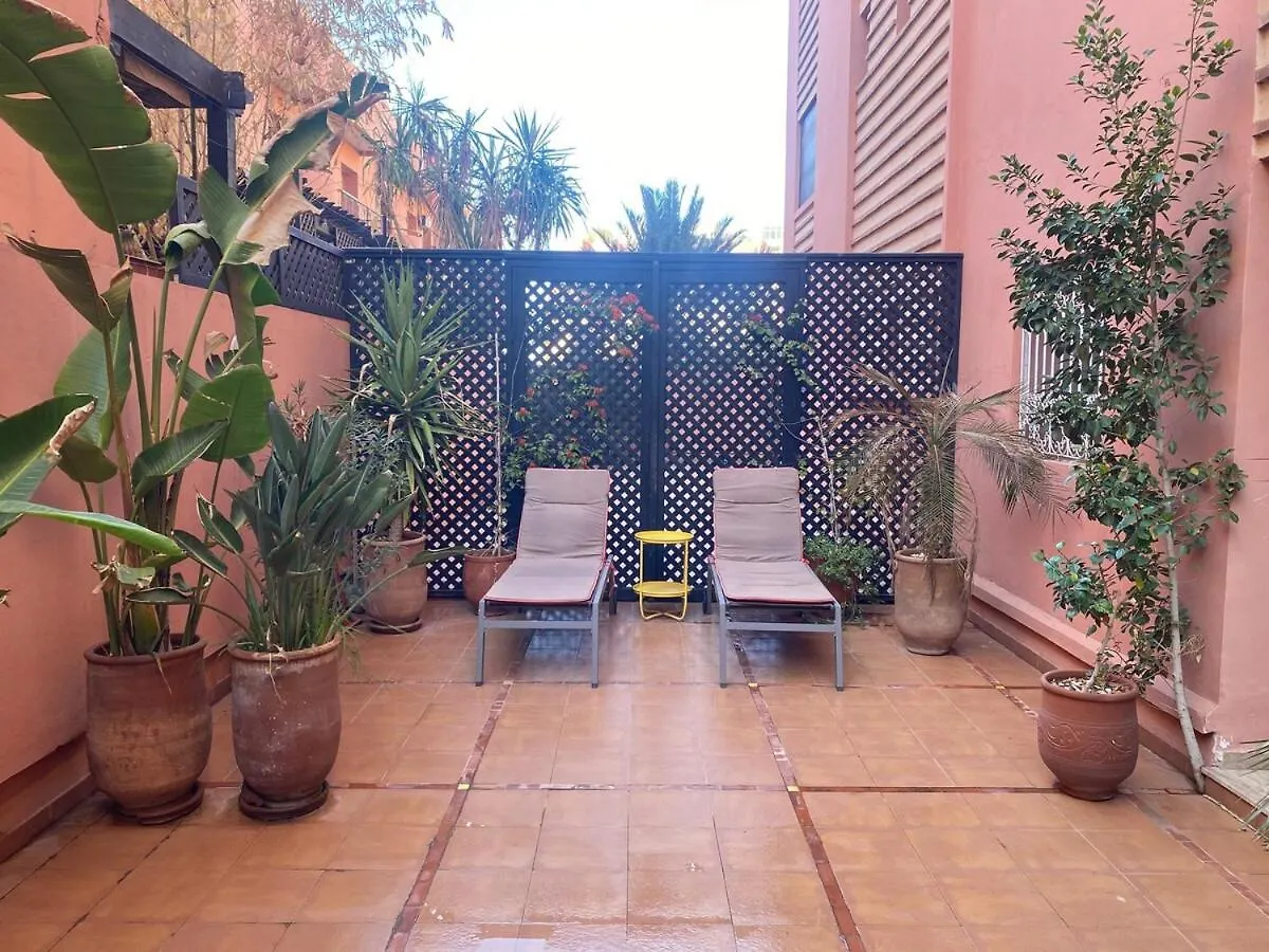 Beautiful Apartment With Large Terrace In Gueliz Marrakesh